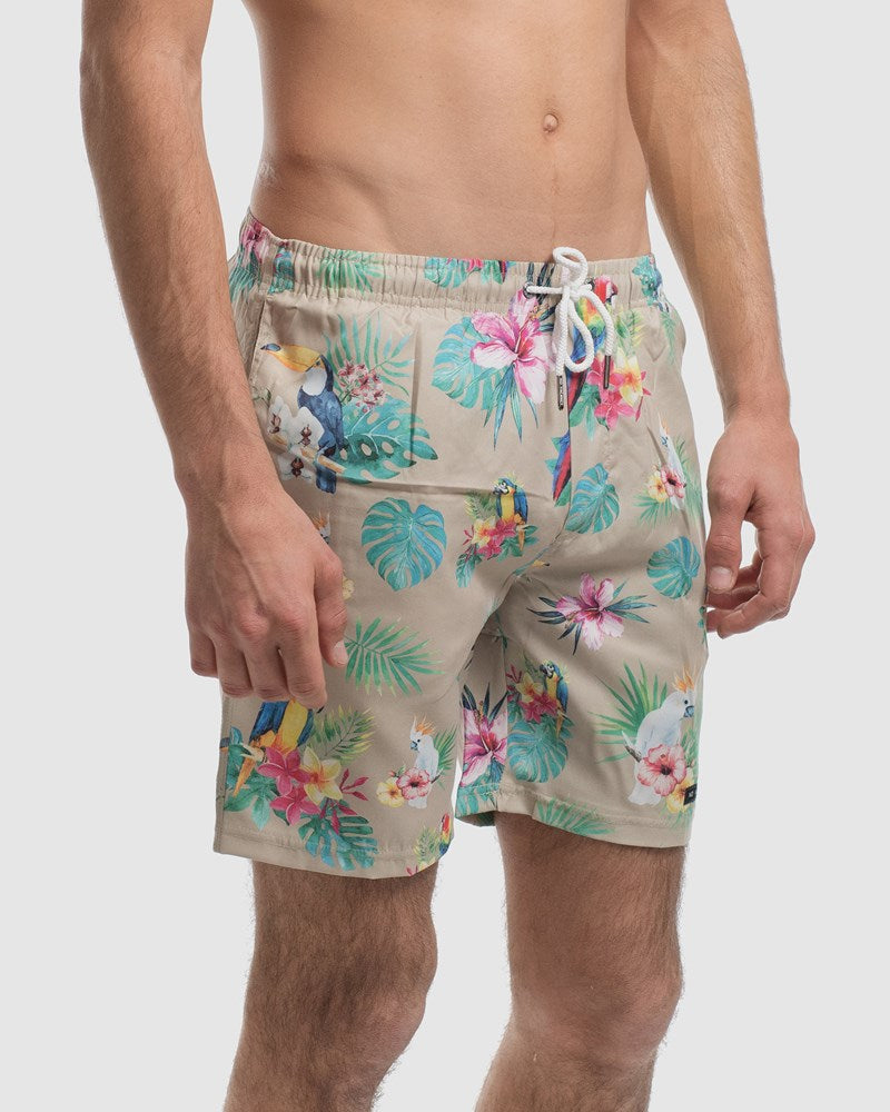 Paradise Parrots Swim Shorts