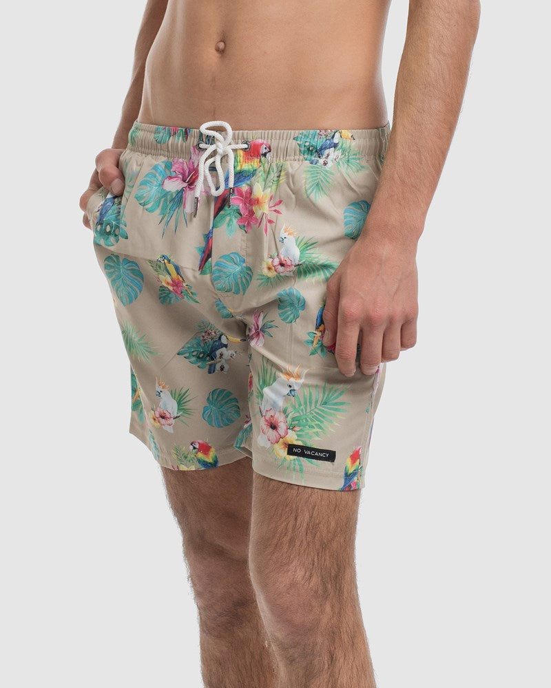 Paradise Parrots Swim Shorts