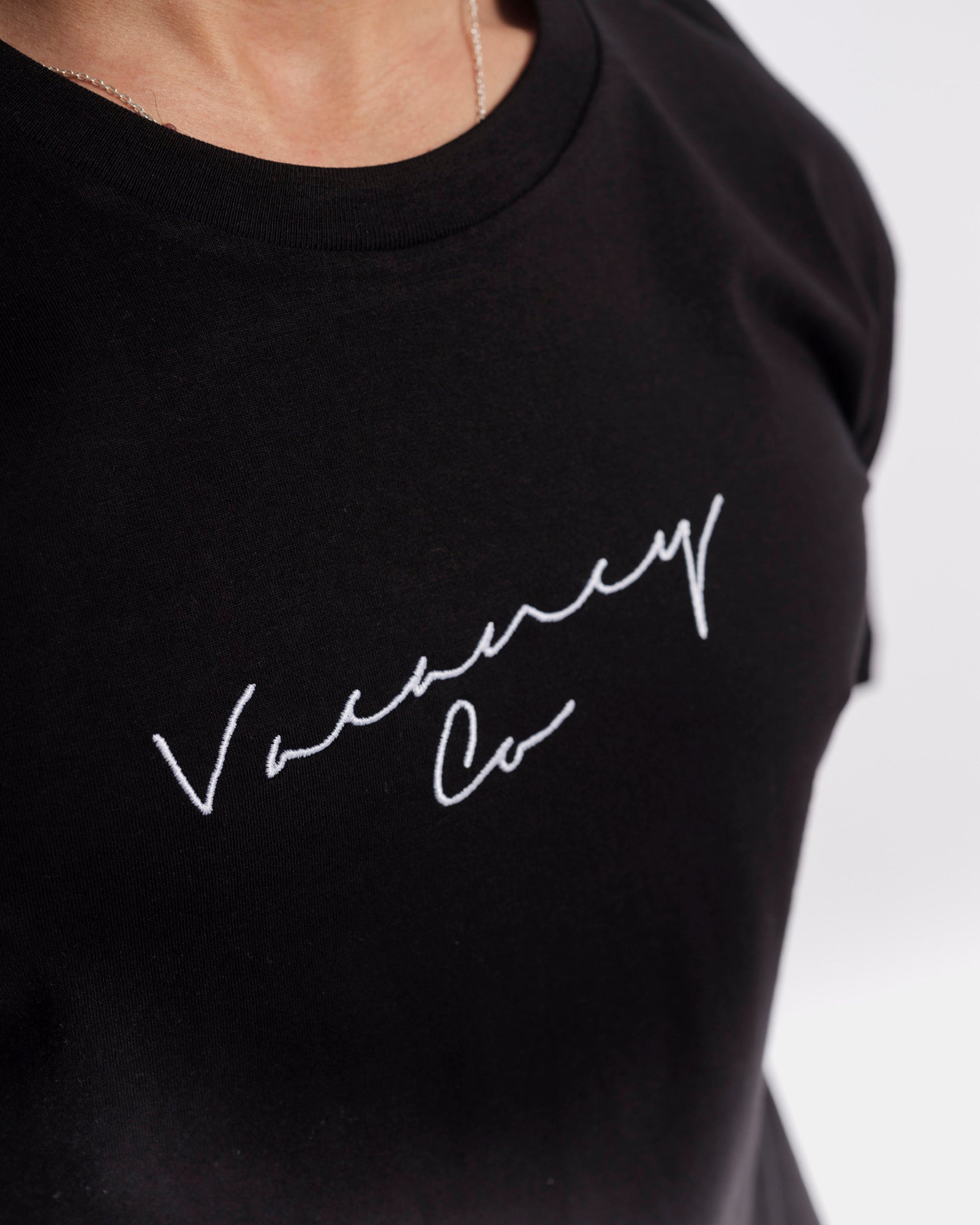 Coy Embroidery Tee