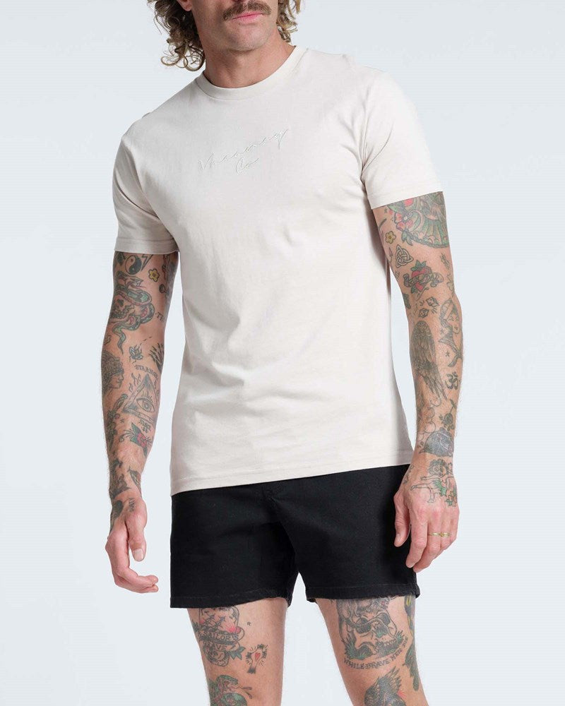 Coy Mono Embroidery Tee