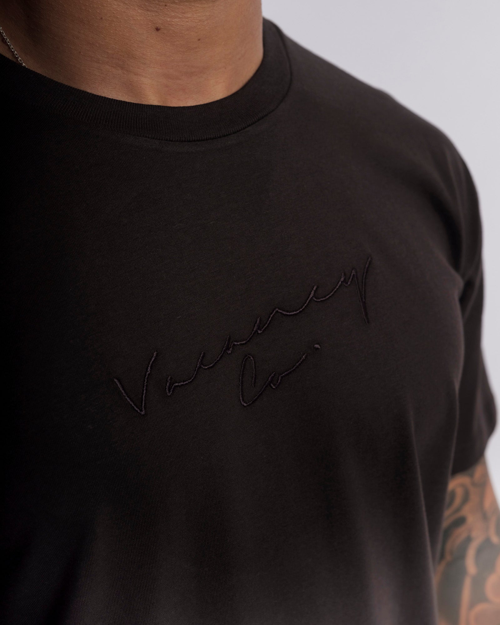Coy Mono Embroidery Tee