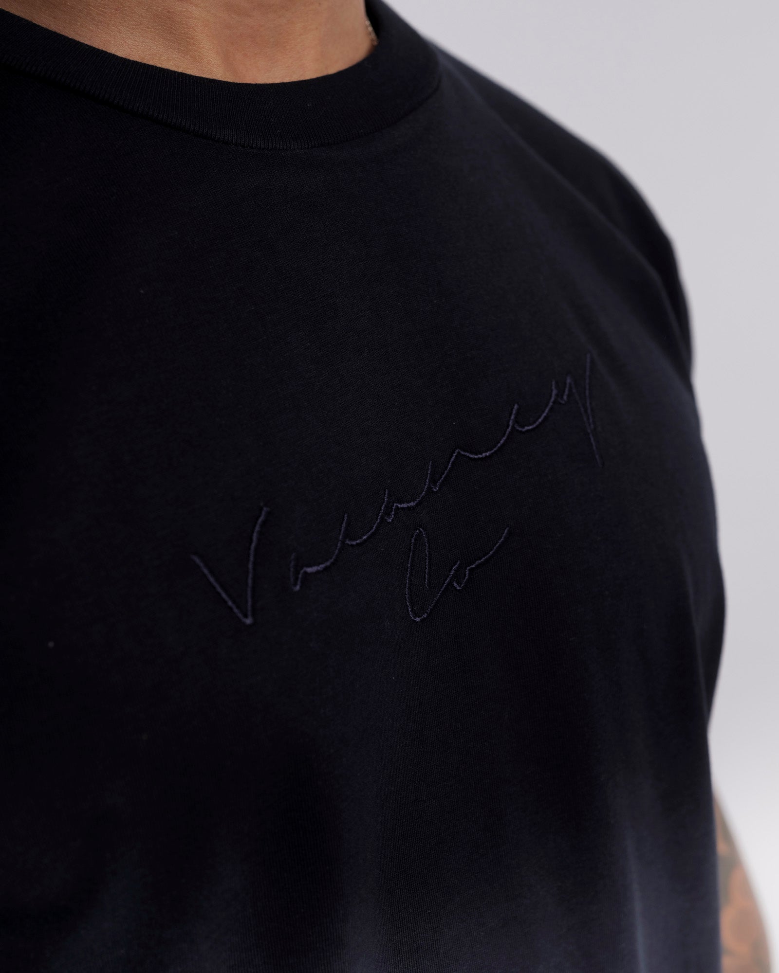 Coy Mono Embroidery Tee