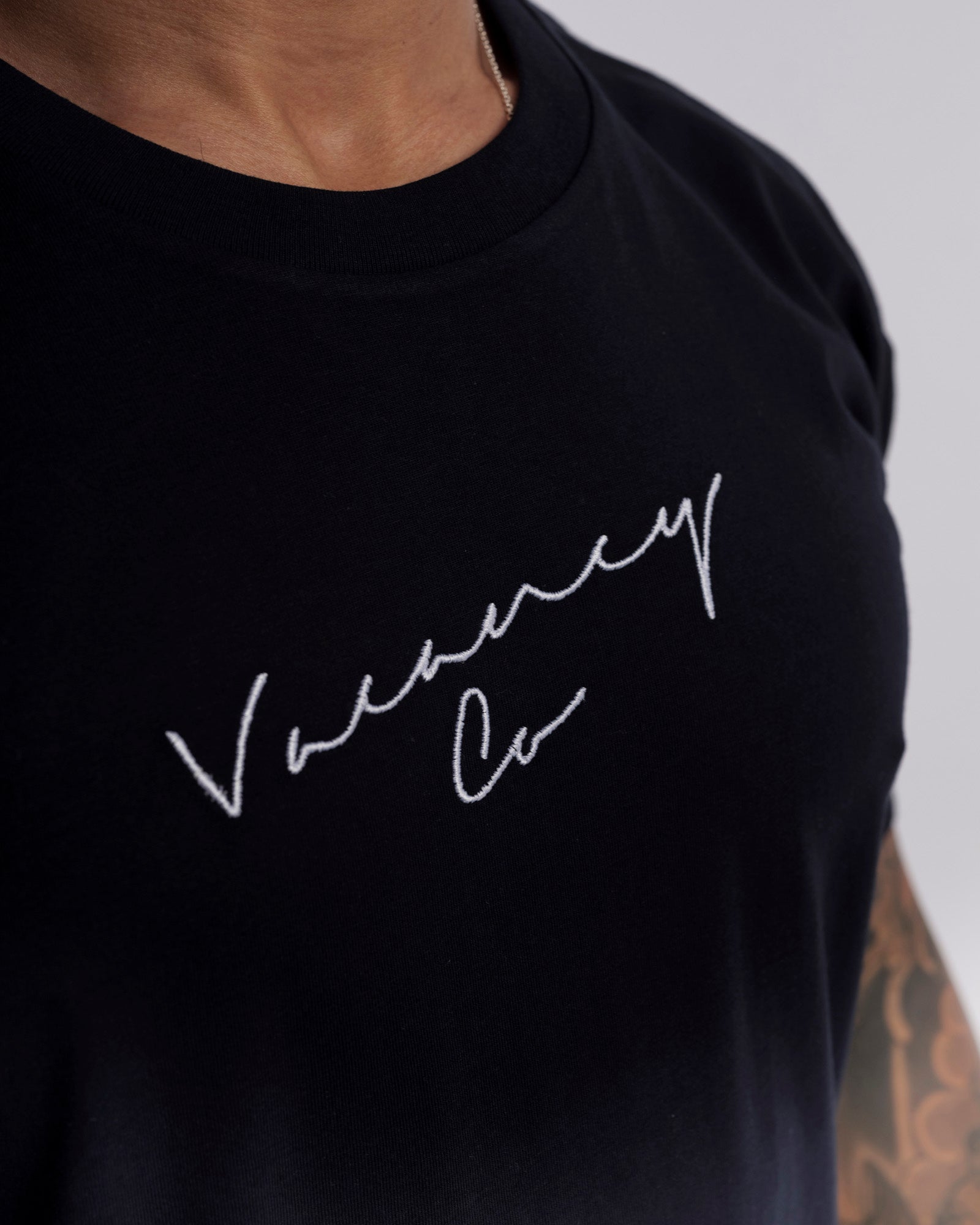 Coy Embroidery Tee