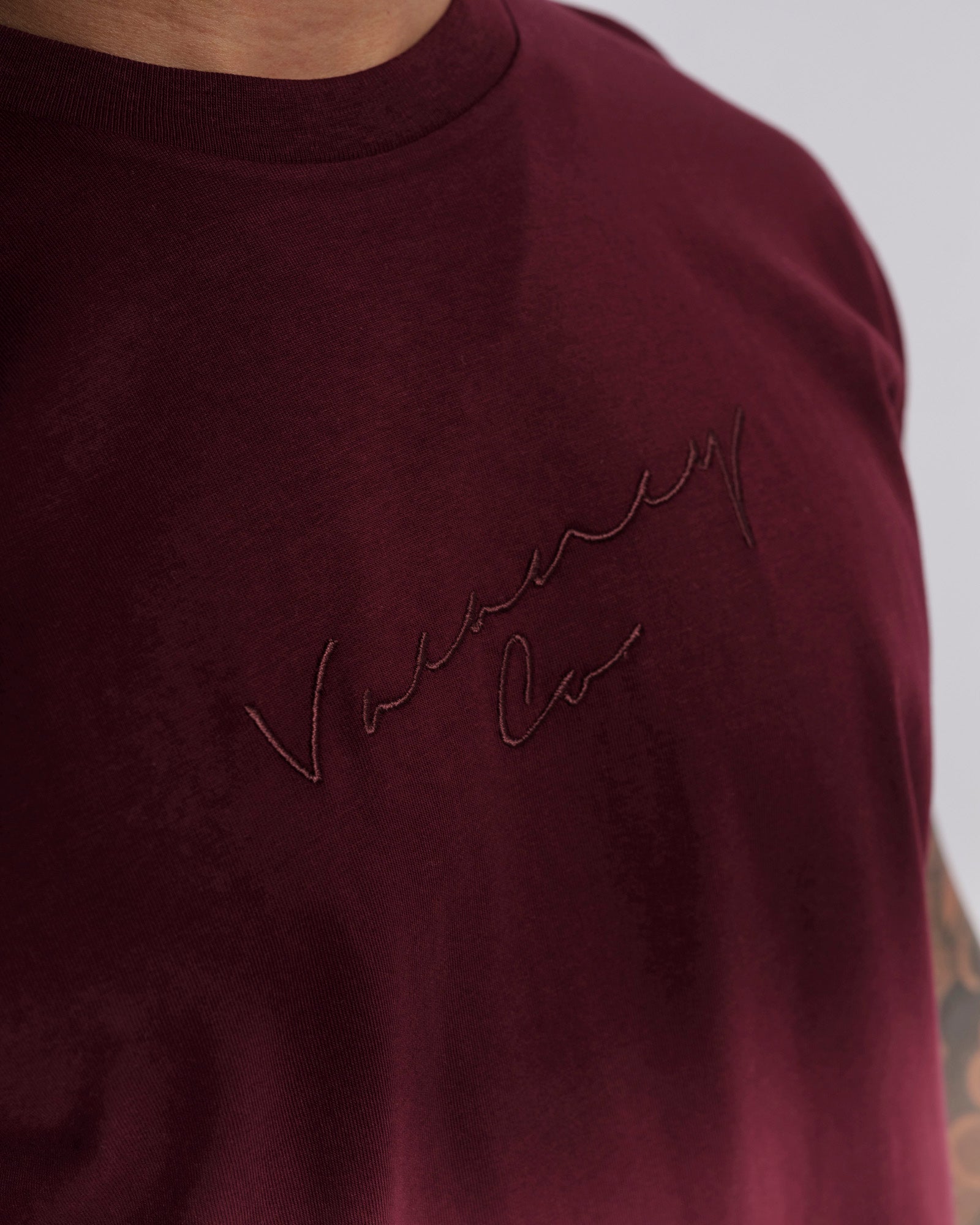 Coy Mono Embroidery Tee