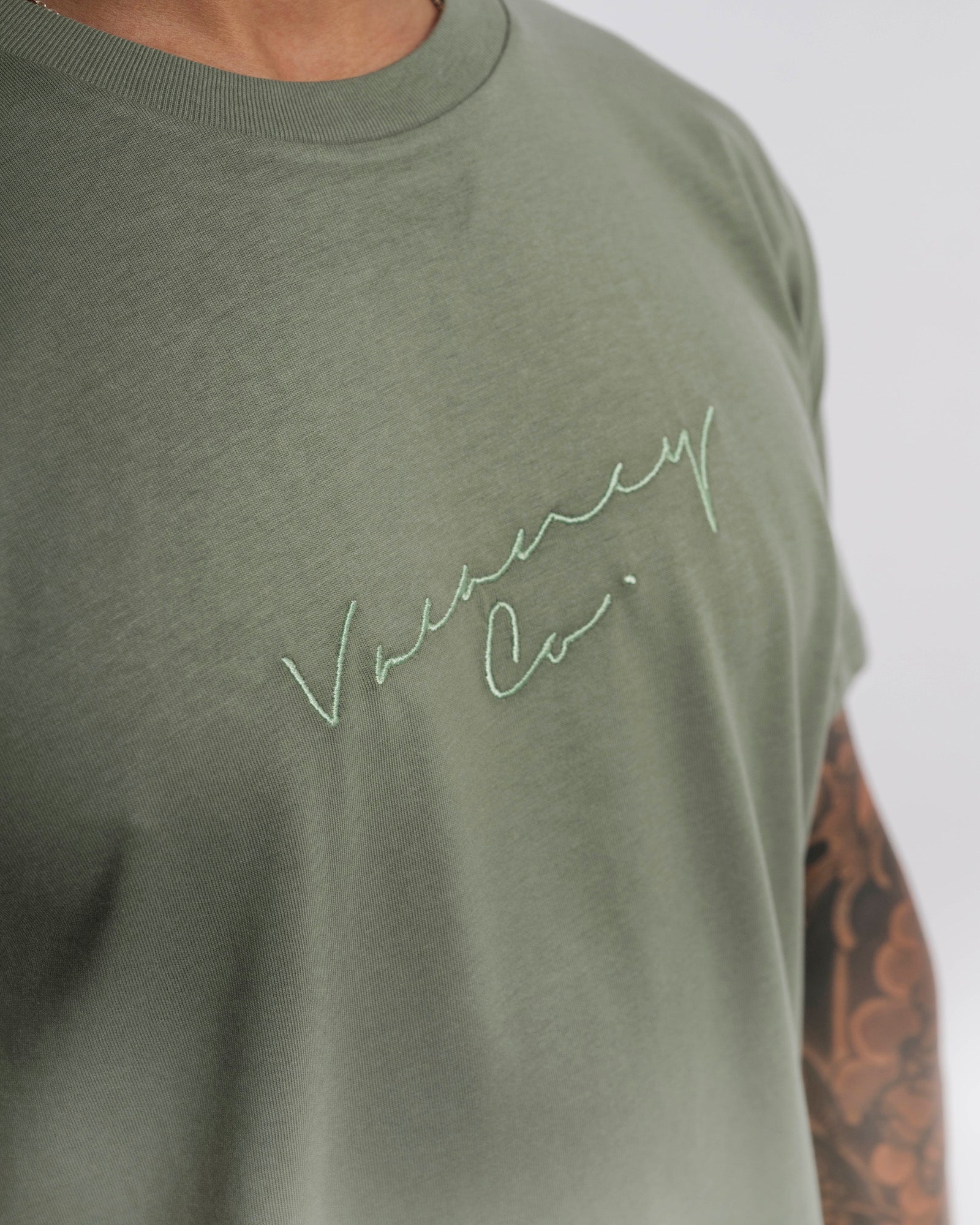 Coy Mono Embroidery Tee