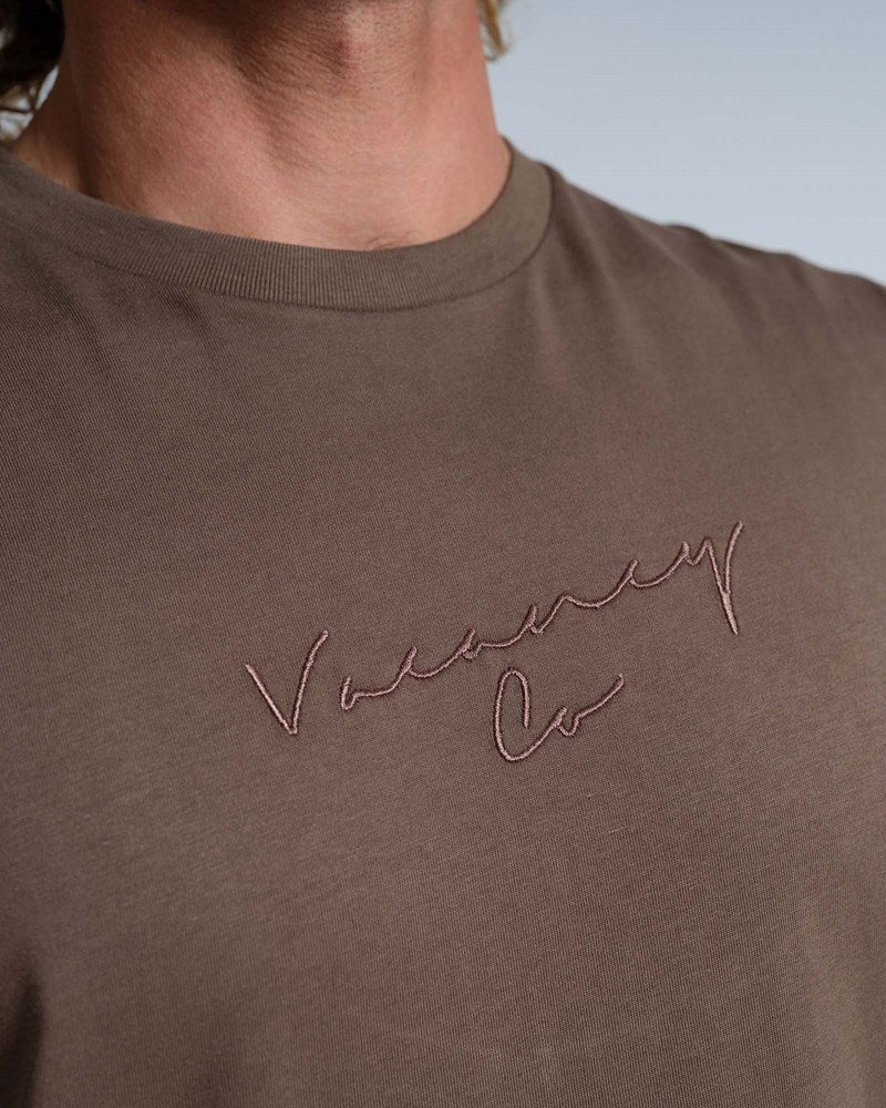 Coy Mono Embroidery Tee