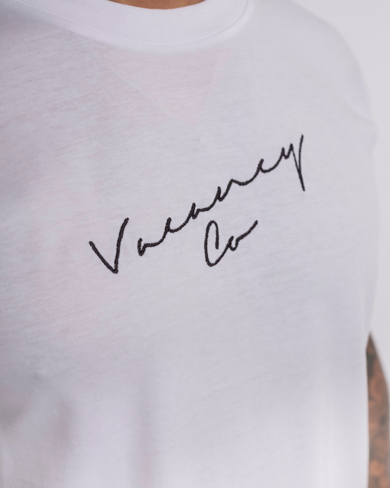 Coy Embroidery Tee