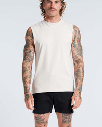 Coy Mono Embroidery Tank