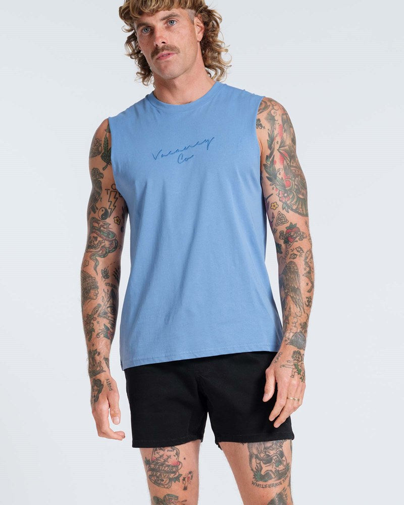 Coy Mono Embroidery Tank