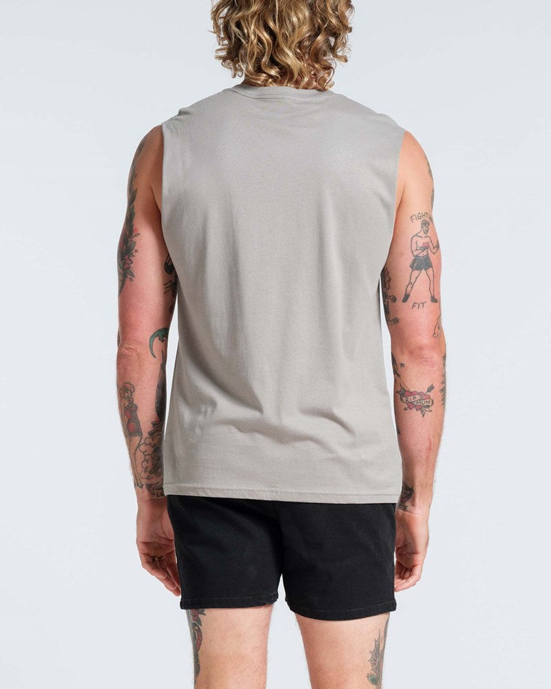 Coy Mono Embroidery Tank