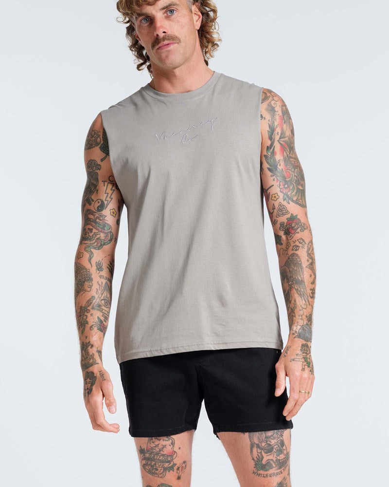 Coy Mono Embroidery Tank
