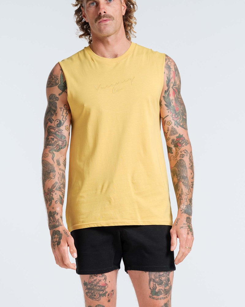 Coy Mono Embroidery Tank