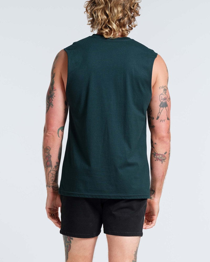 Coy Mono Embroidery Tank