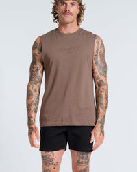 Coy Mono Embroidery Tank