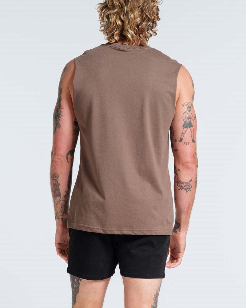 Coy Mono Embroidery Tank