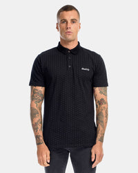 Fraction Stripe Polo