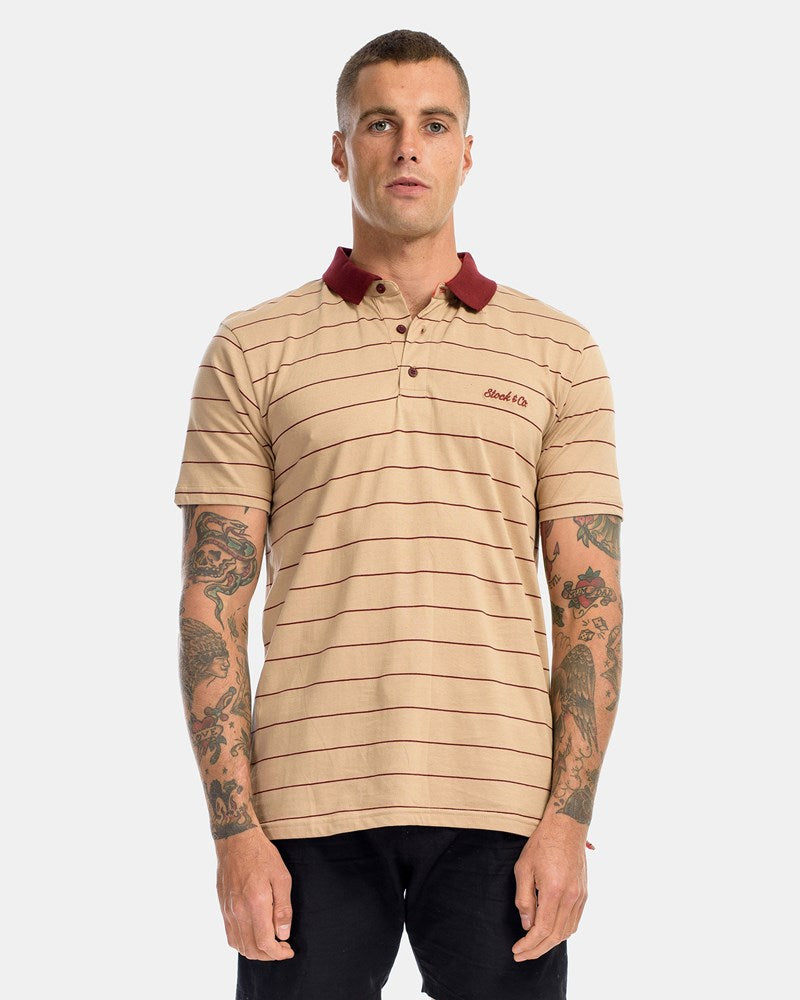 Apex Stripe Polo
