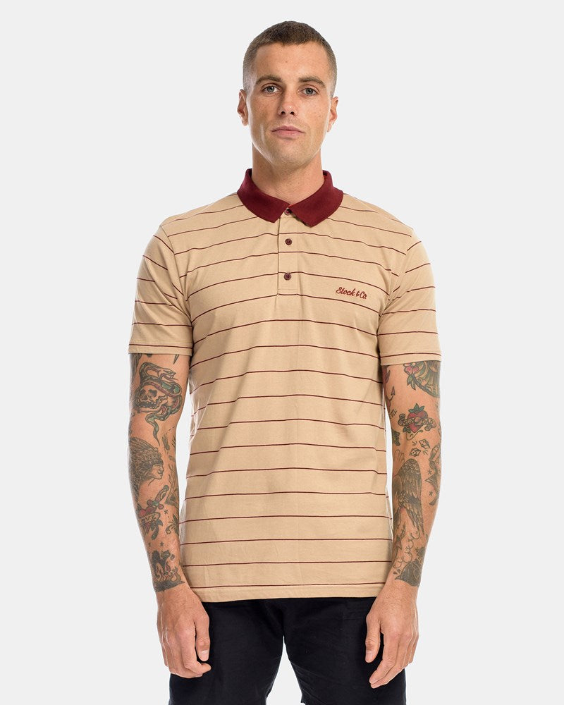 Apex Stripe Polo