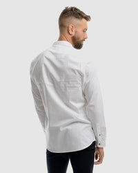 Cuba Mandarin Collar LS Dress Shirt