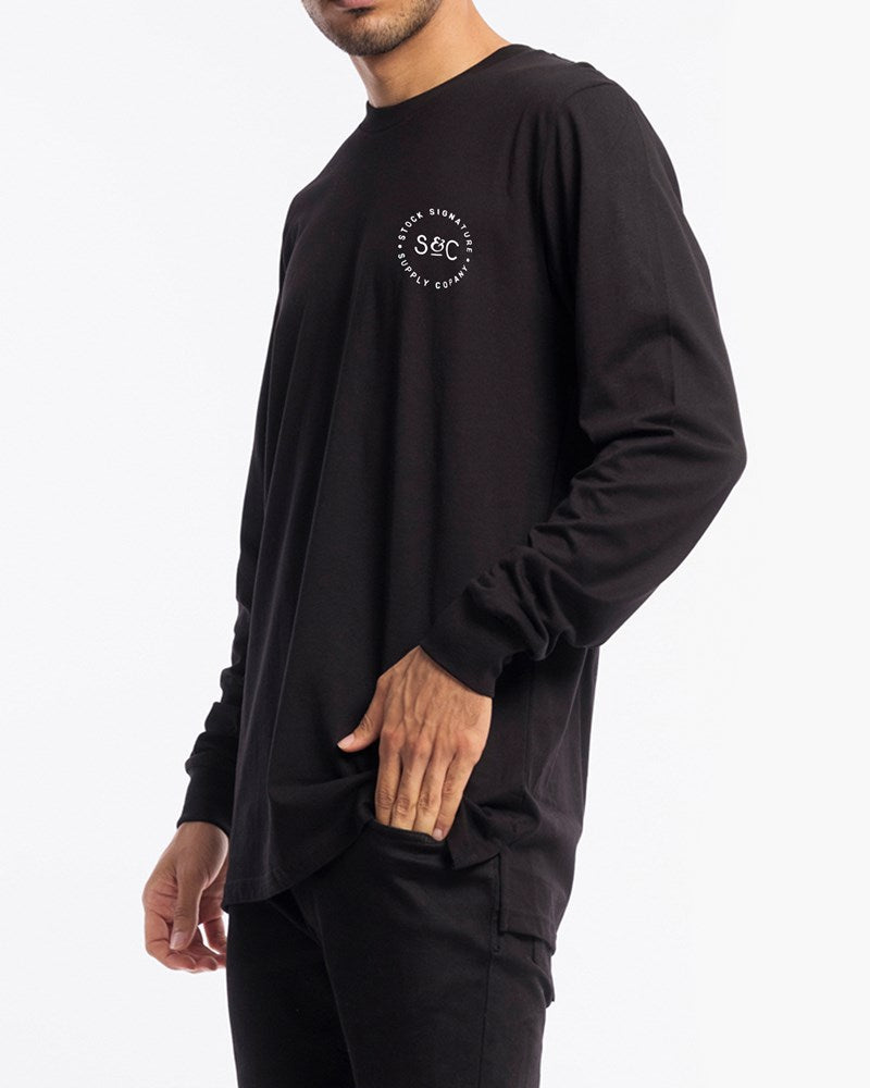 Stamped Signet Long Sleeve Tee