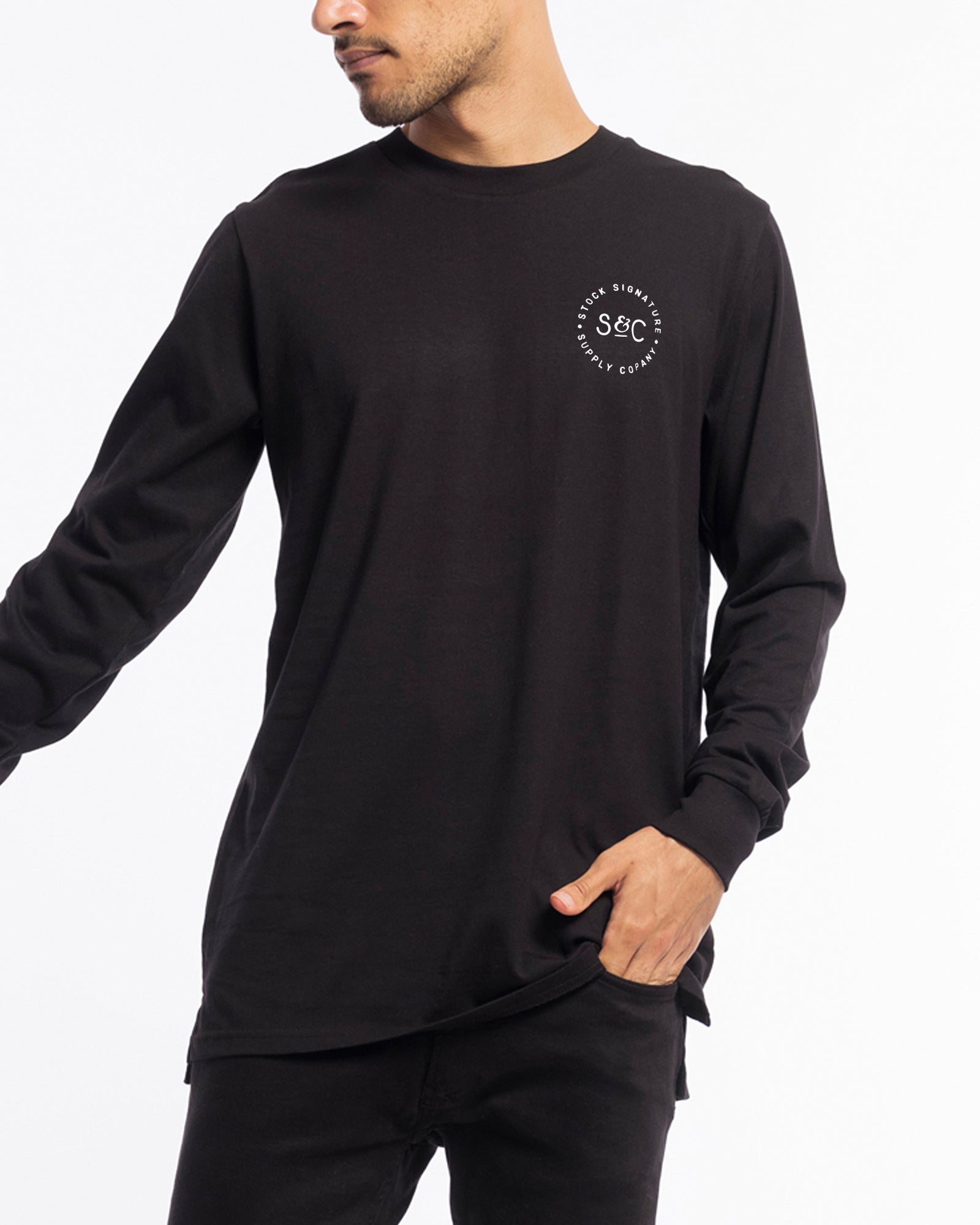 Stamped Signet Long Sleeve Tee