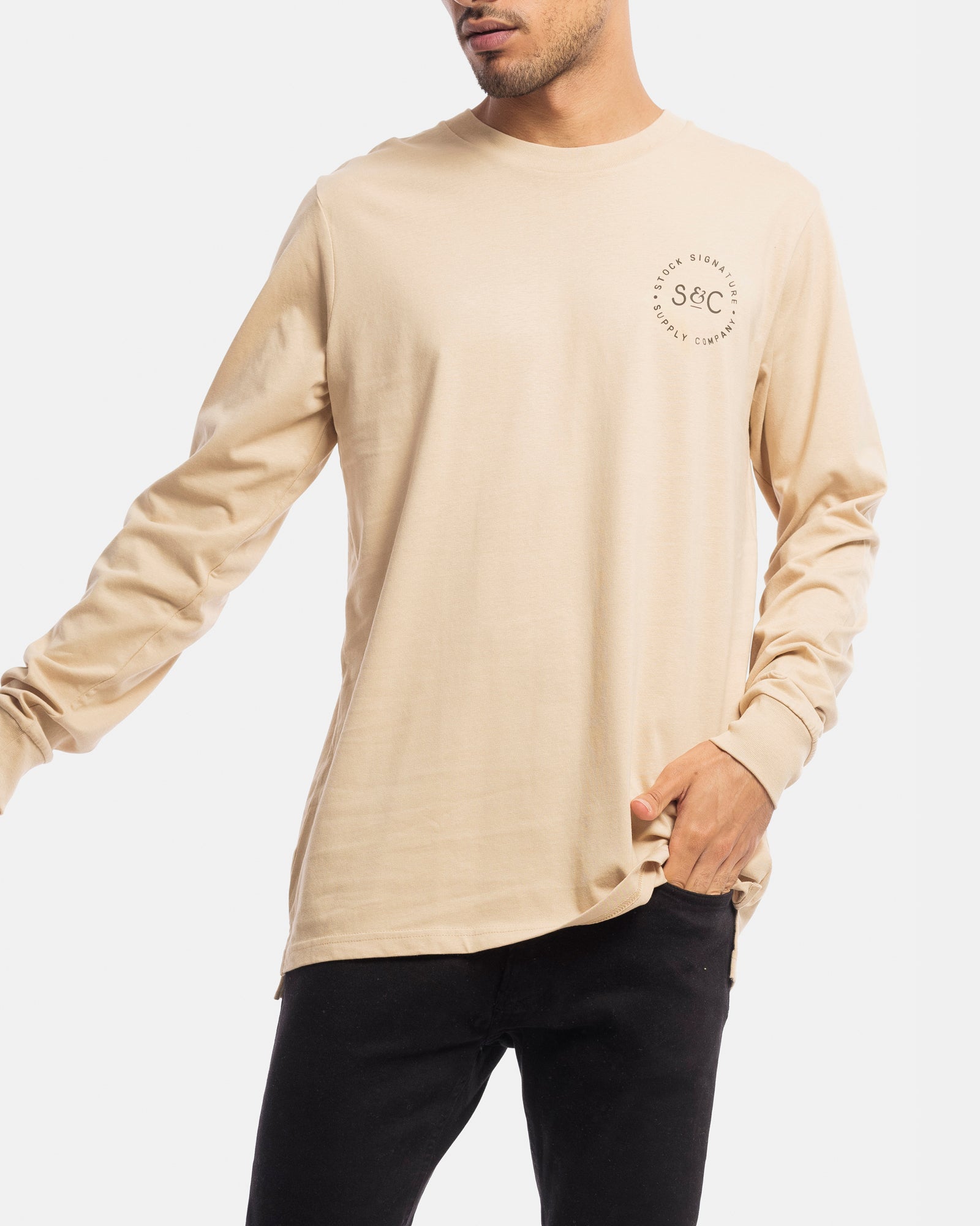 Stamped Signet Long Sleeve Tee