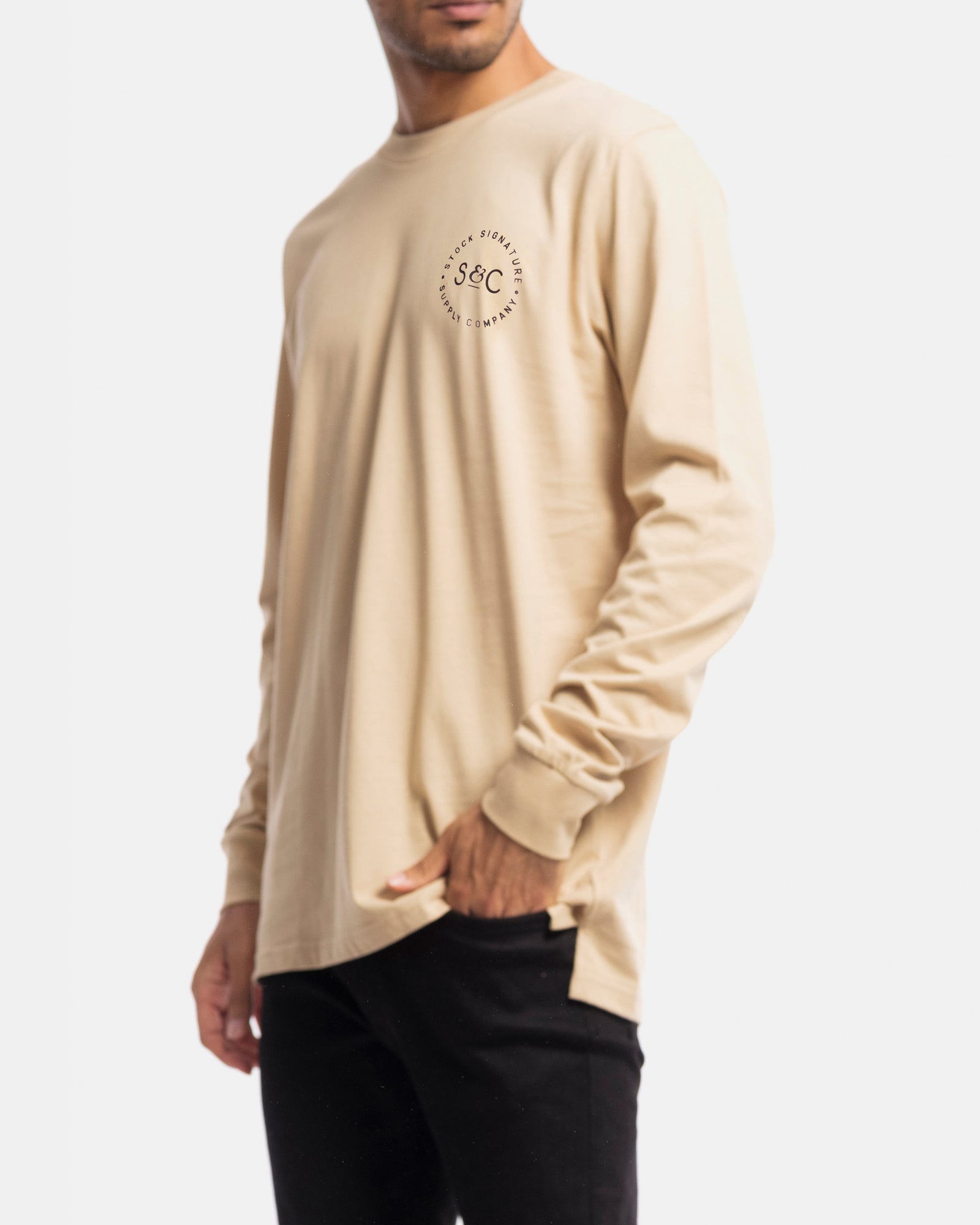 Stamped Signet Long Sleeve Tee