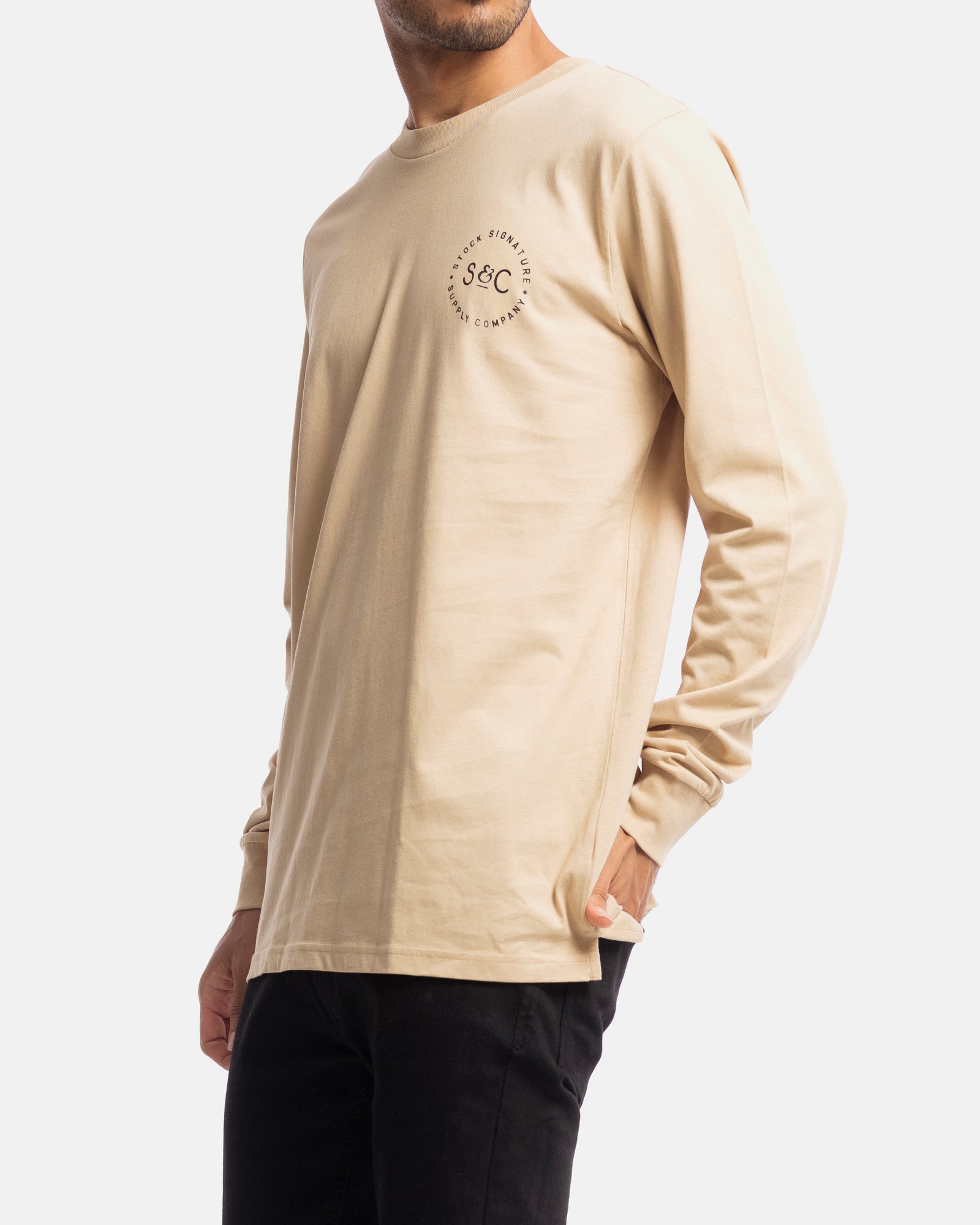 Stamped Signet Long Sleeve Tee