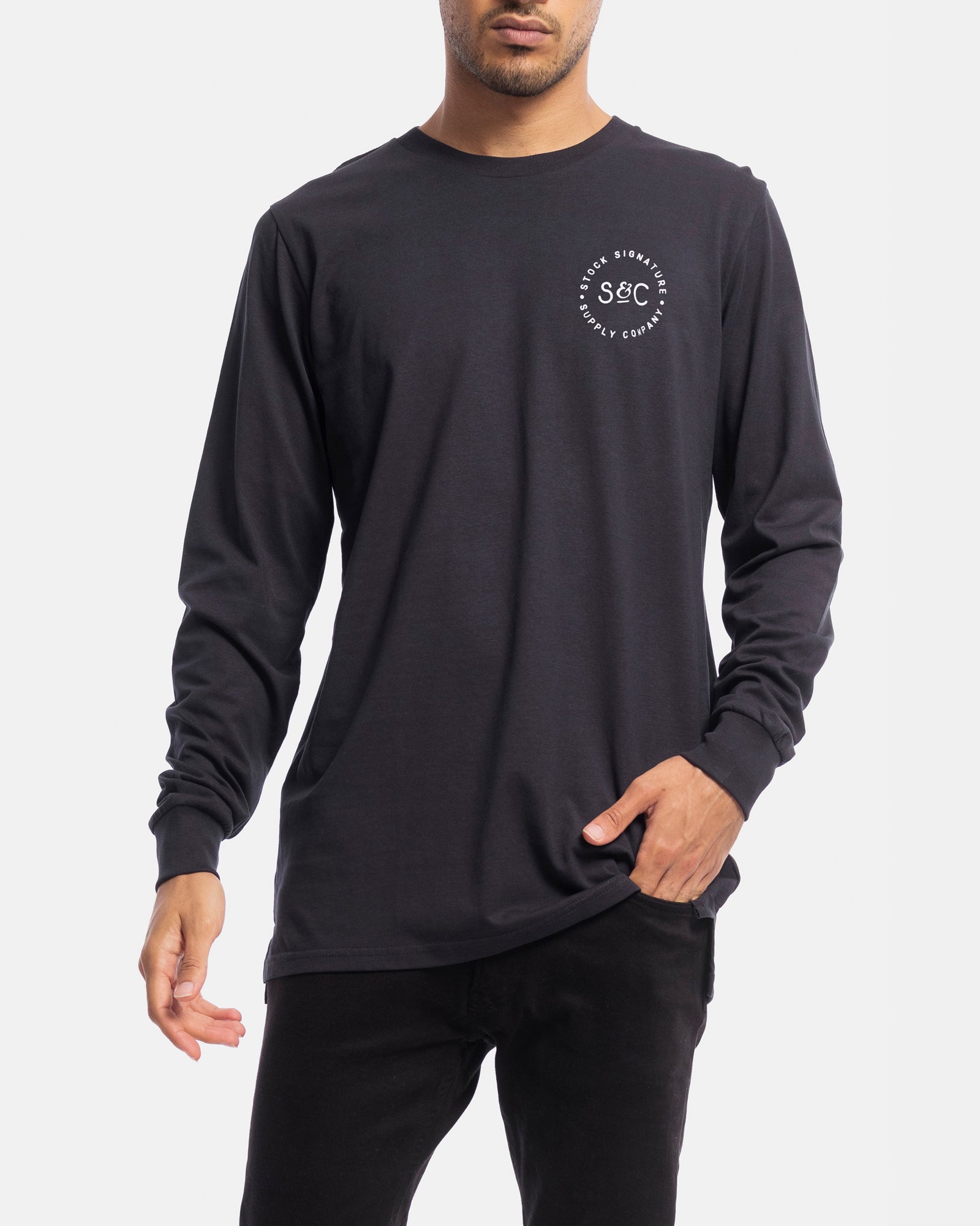 Stamped Signet Long Sleeve Tee