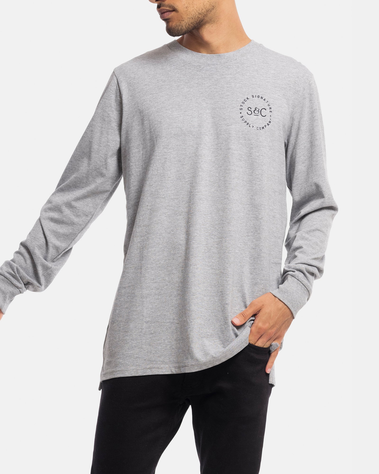 Stamped Signet Long Sleeve Tee