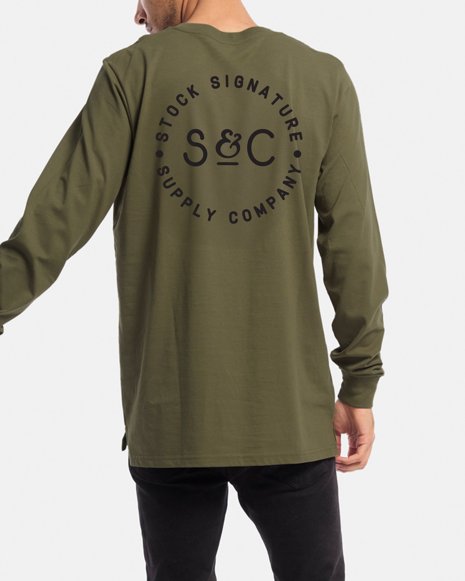 Stamped Signet Long Sleeve Tee