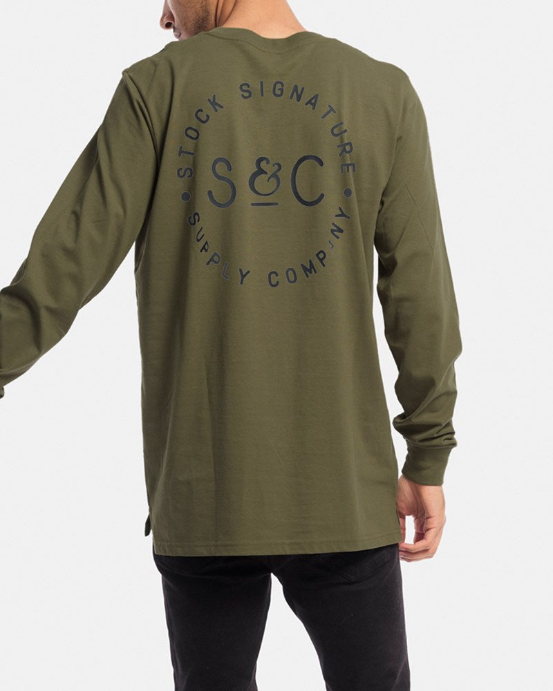 Stamped Signet Long Sleeve Tee