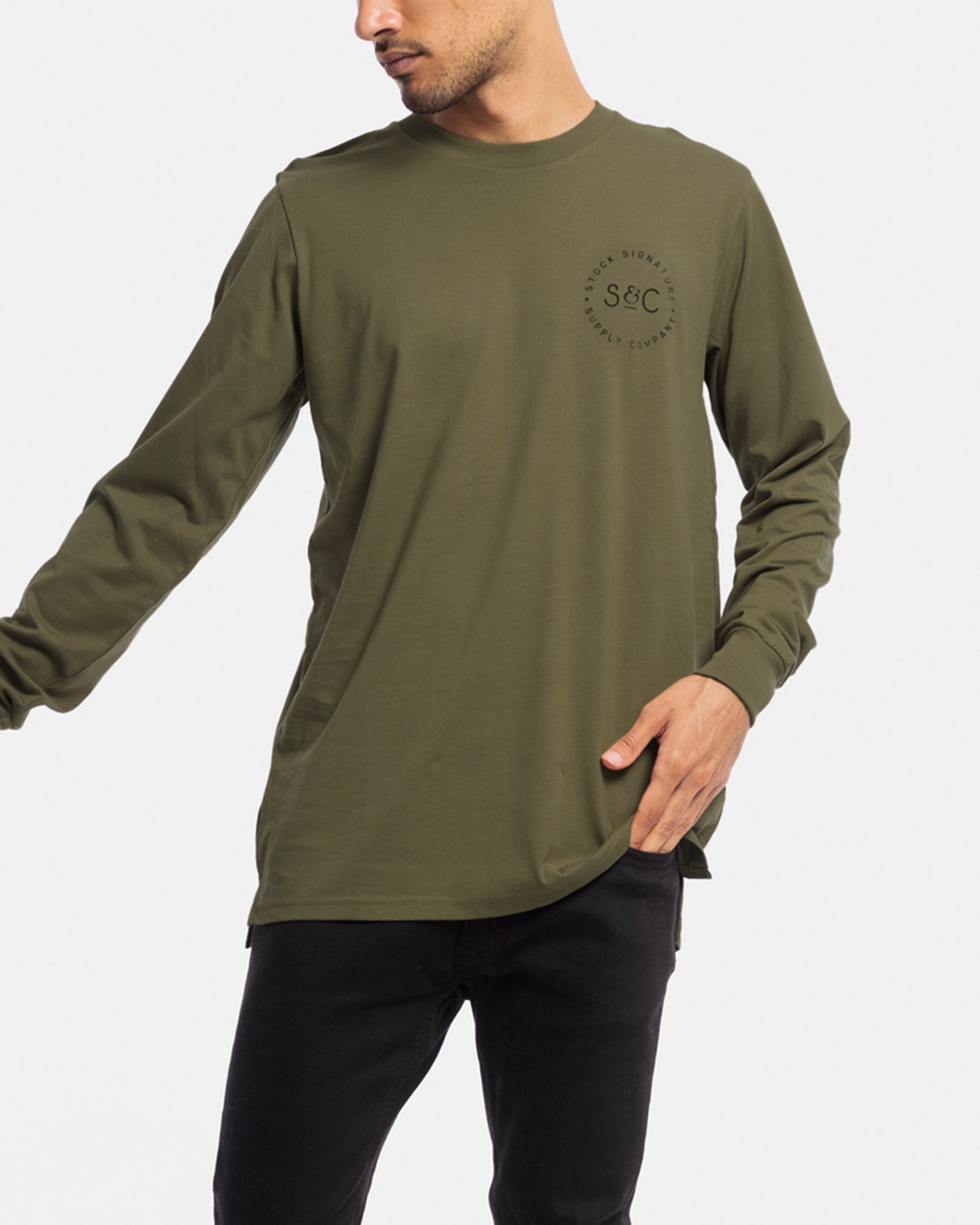 Stamped Signet Long Sleeve Tee