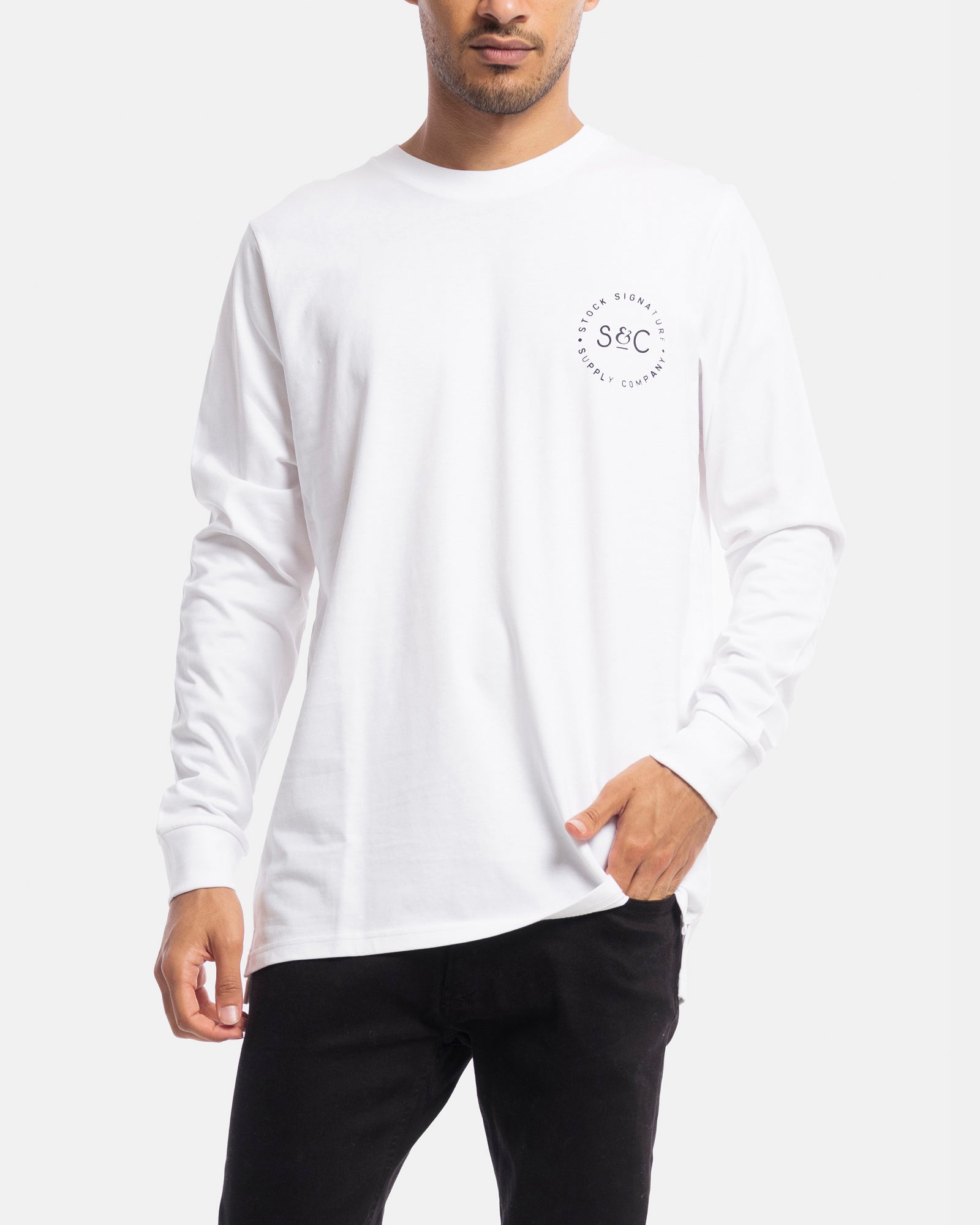 Stamped Signet Long Sleeve Tee