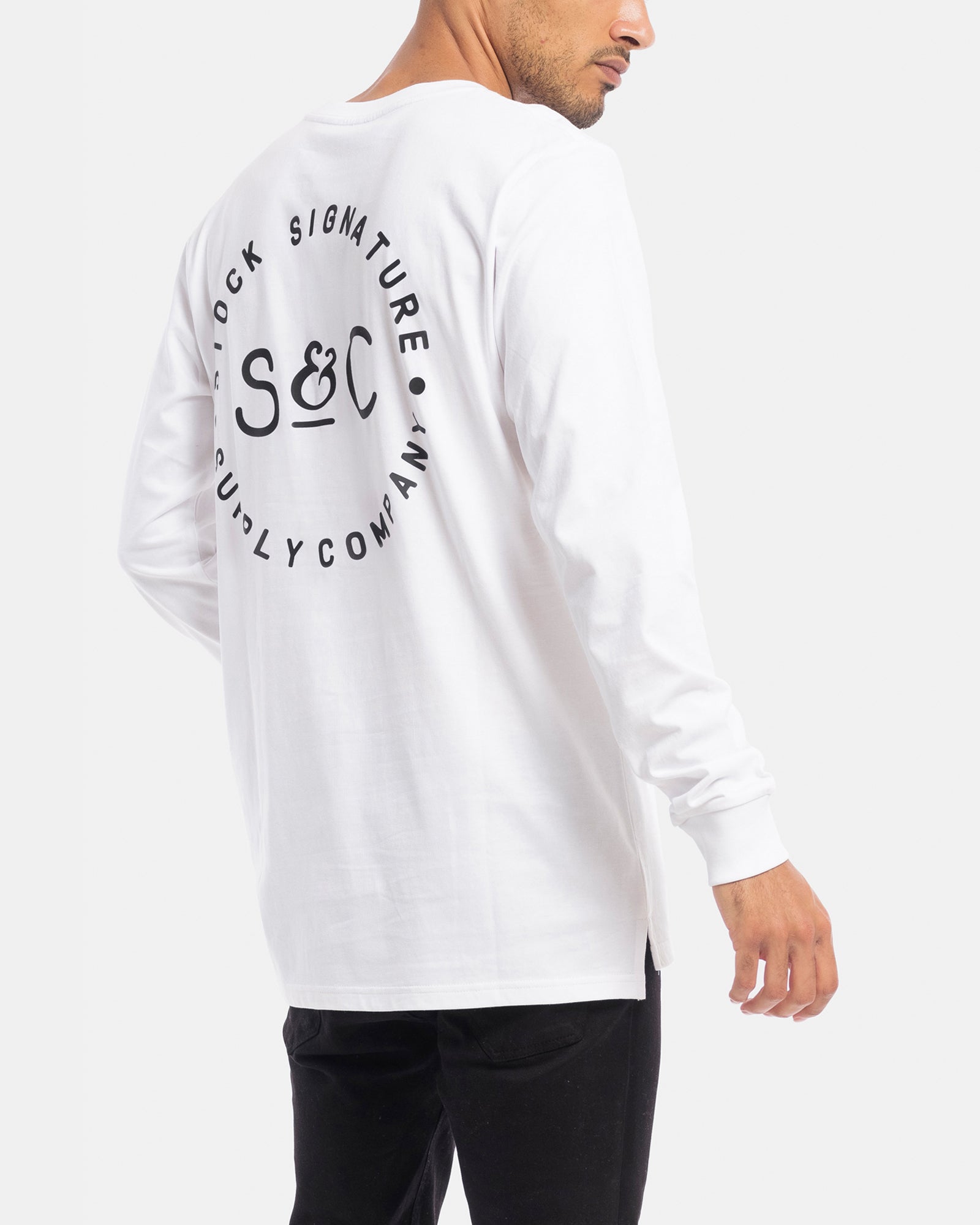 Stamped Signet Long Sleeve Tee