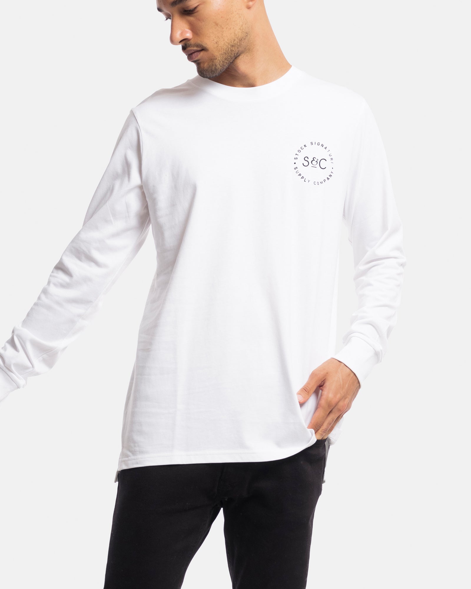 Stamped Signet Long Sleeve Tee