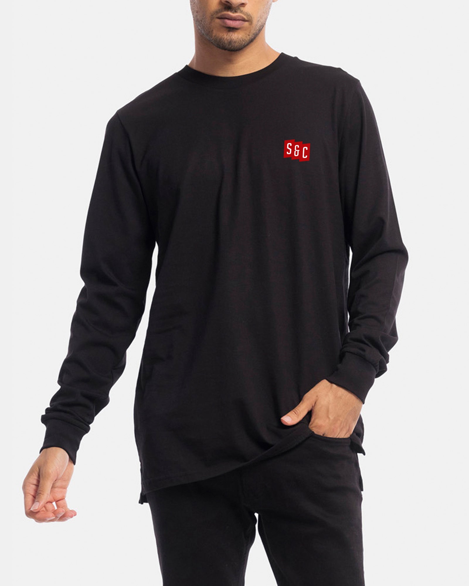 Initials Long Sleeve Tee