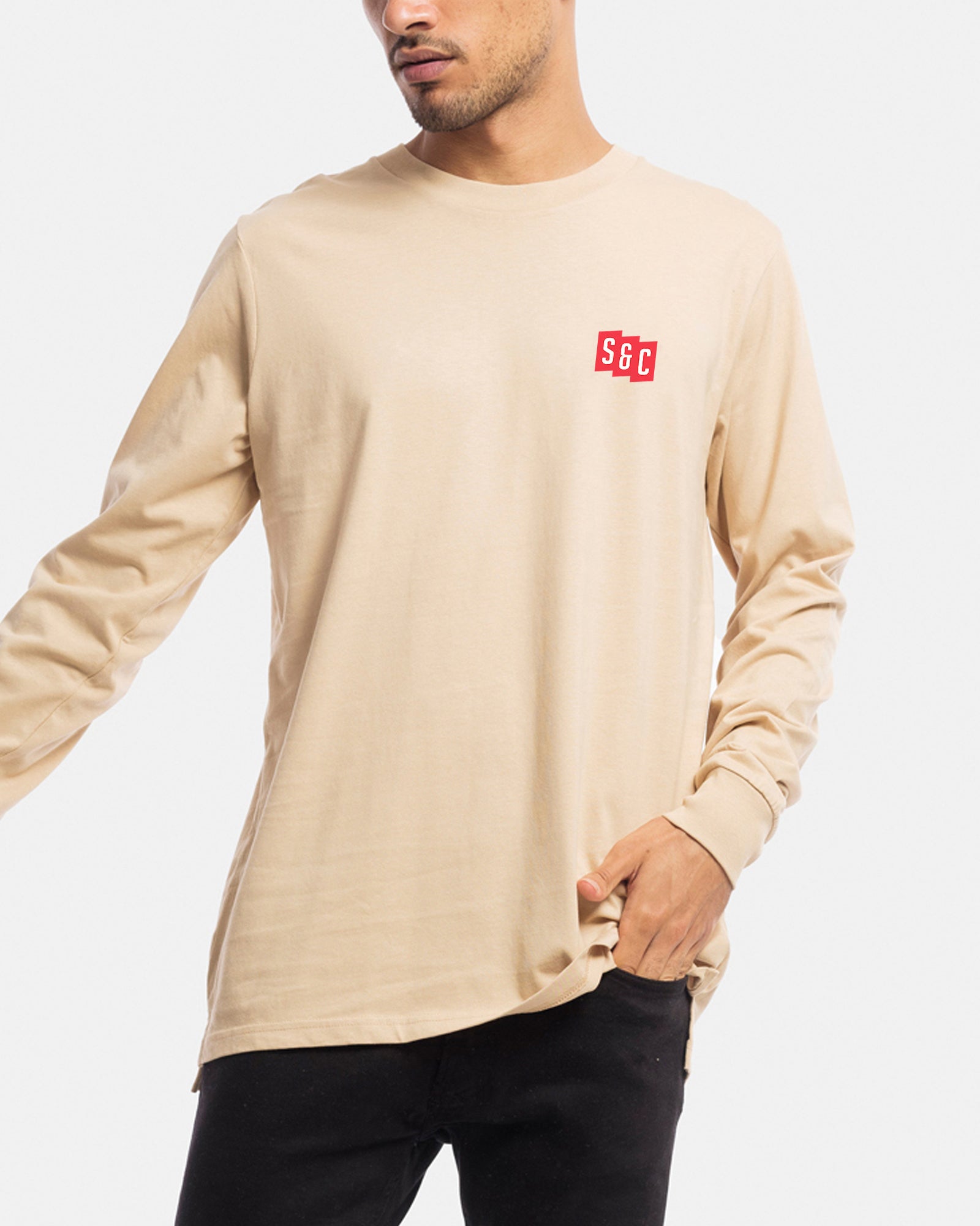 Initials Long Sleeve Tee