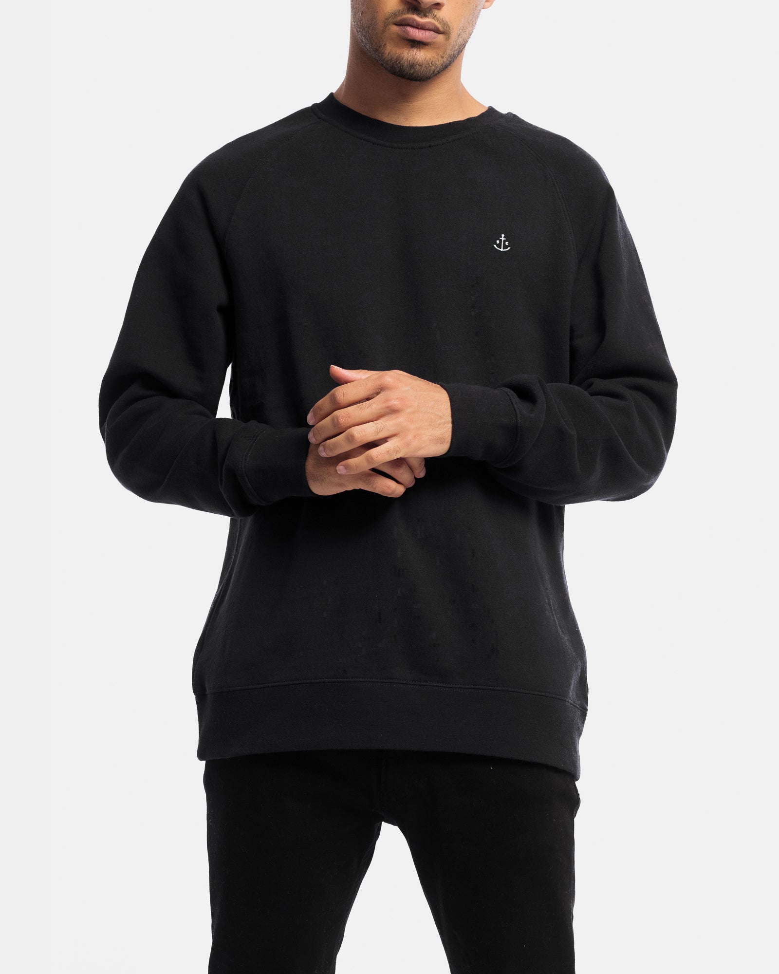 Stock & Co Anchor Embroidery Crewneck