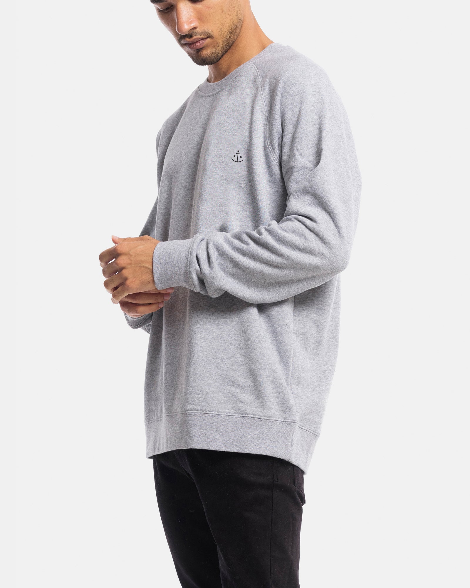 Stock & Co Anchor Embroidery Crewneck