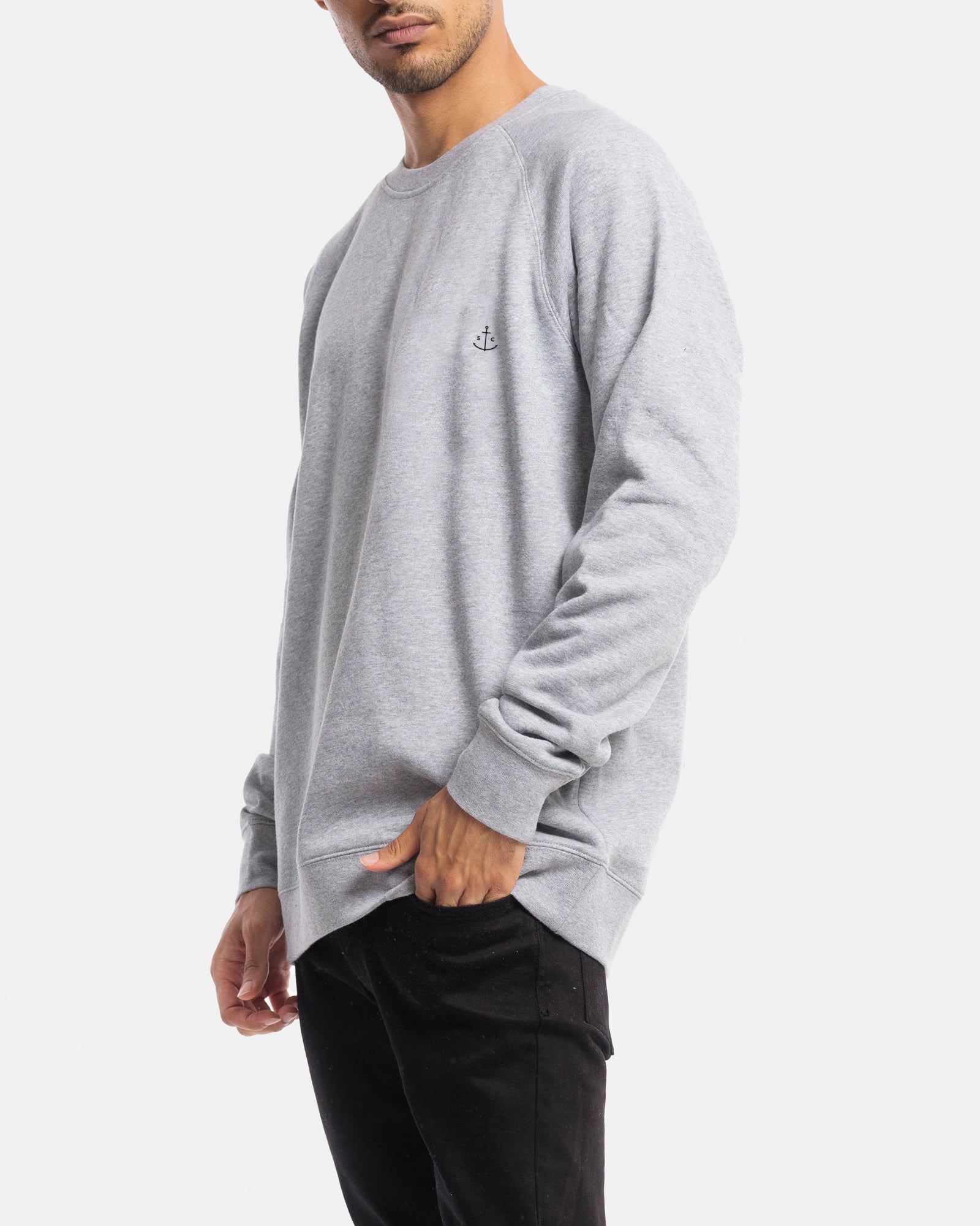 Stock & Co Anchor Embroidery Crewneck