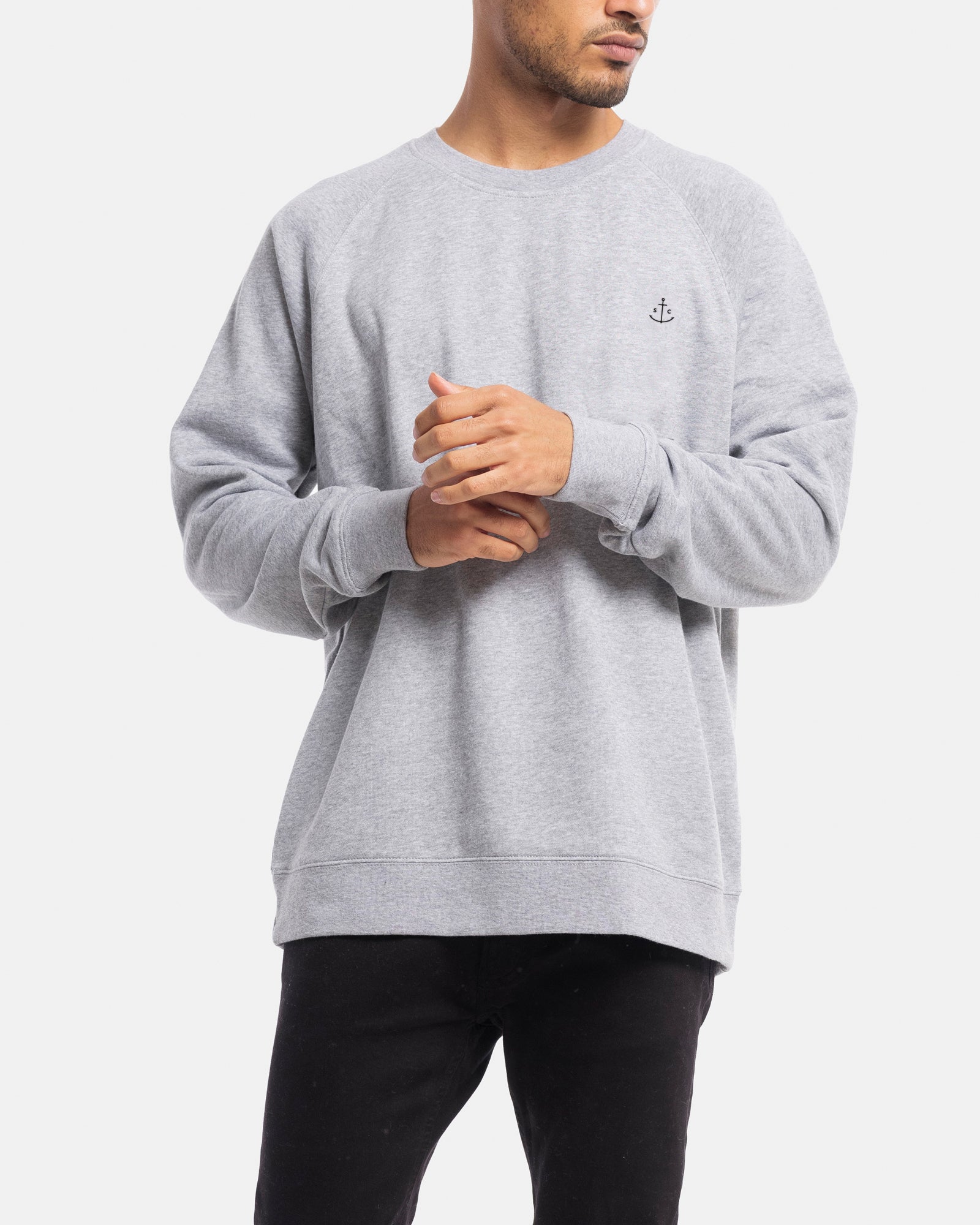 Stock & Co Anchor Embroidery Crewneck