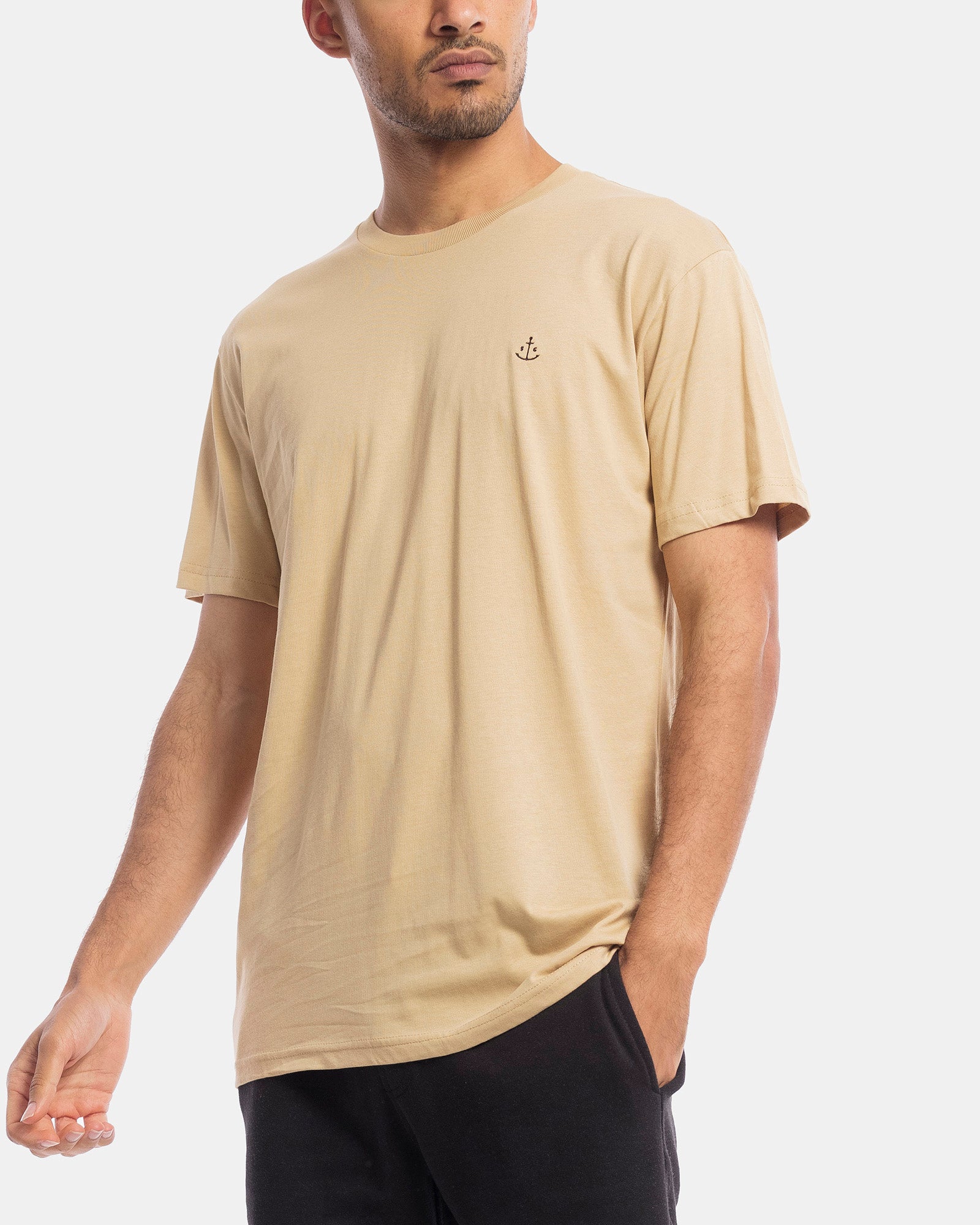 Stock & Co Anchor Embroidery Tee