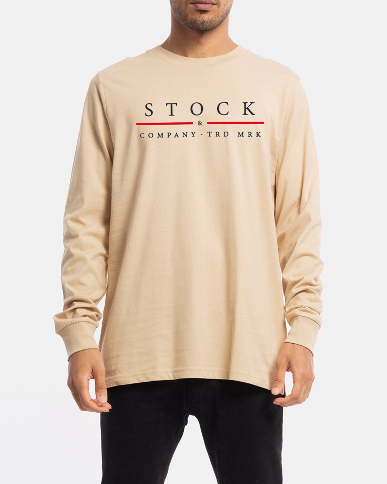 Red Line Long Sleeve Tee