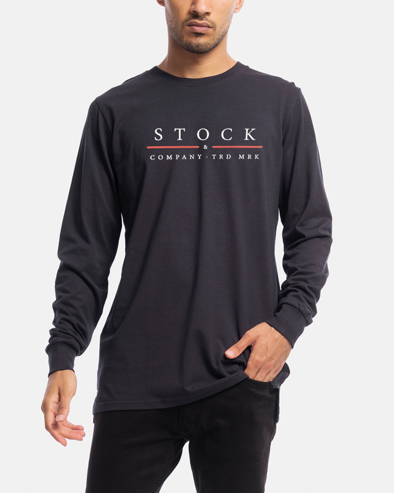 Red Line Long Sleeve Tee