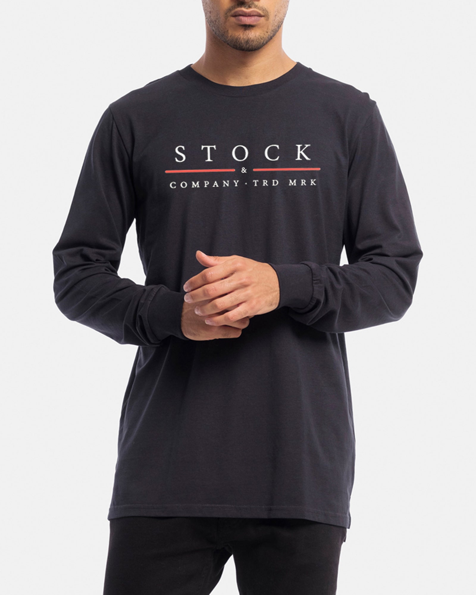 Red Line Long Sleeve Tee