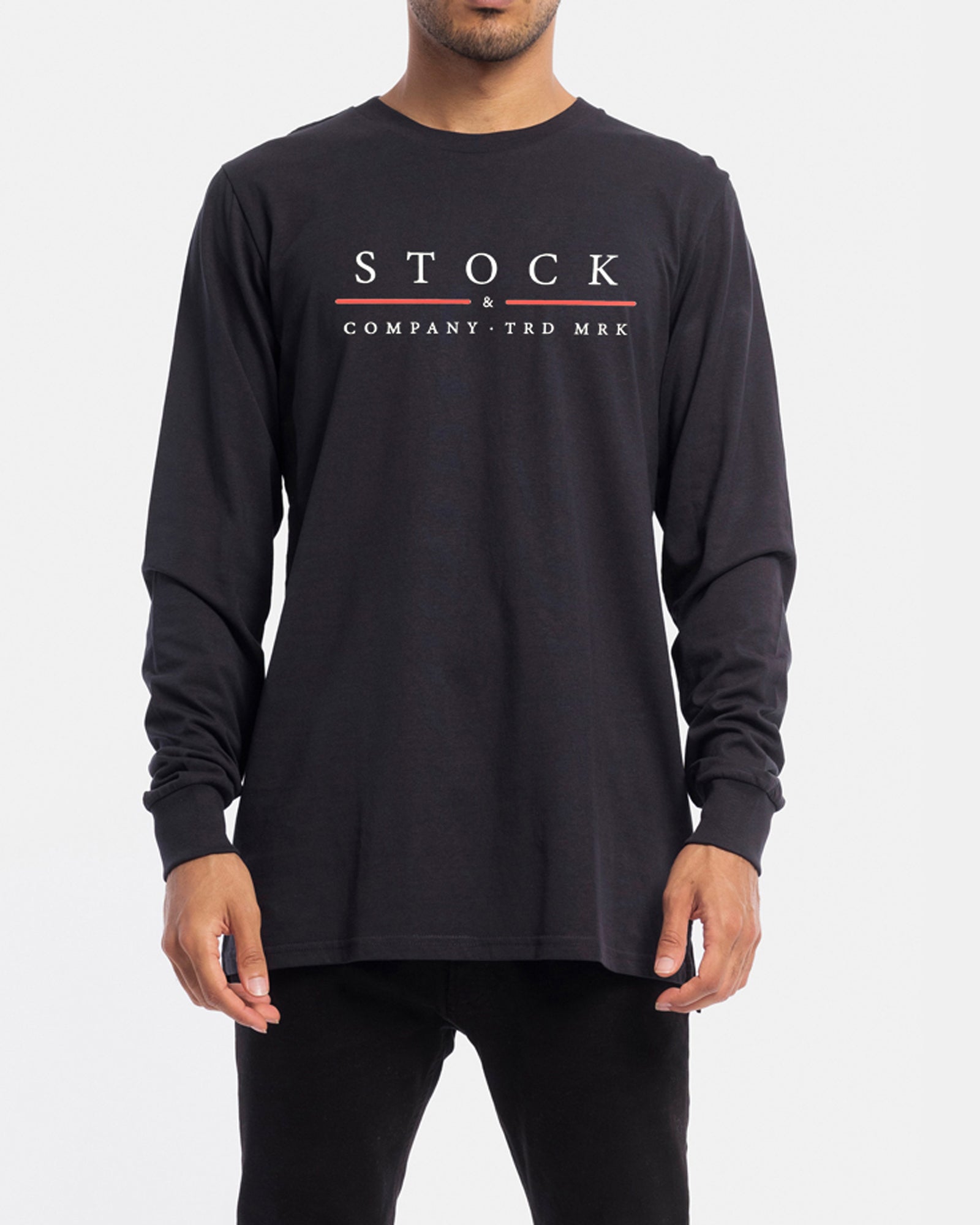 Red Line Long Sleeve Tee