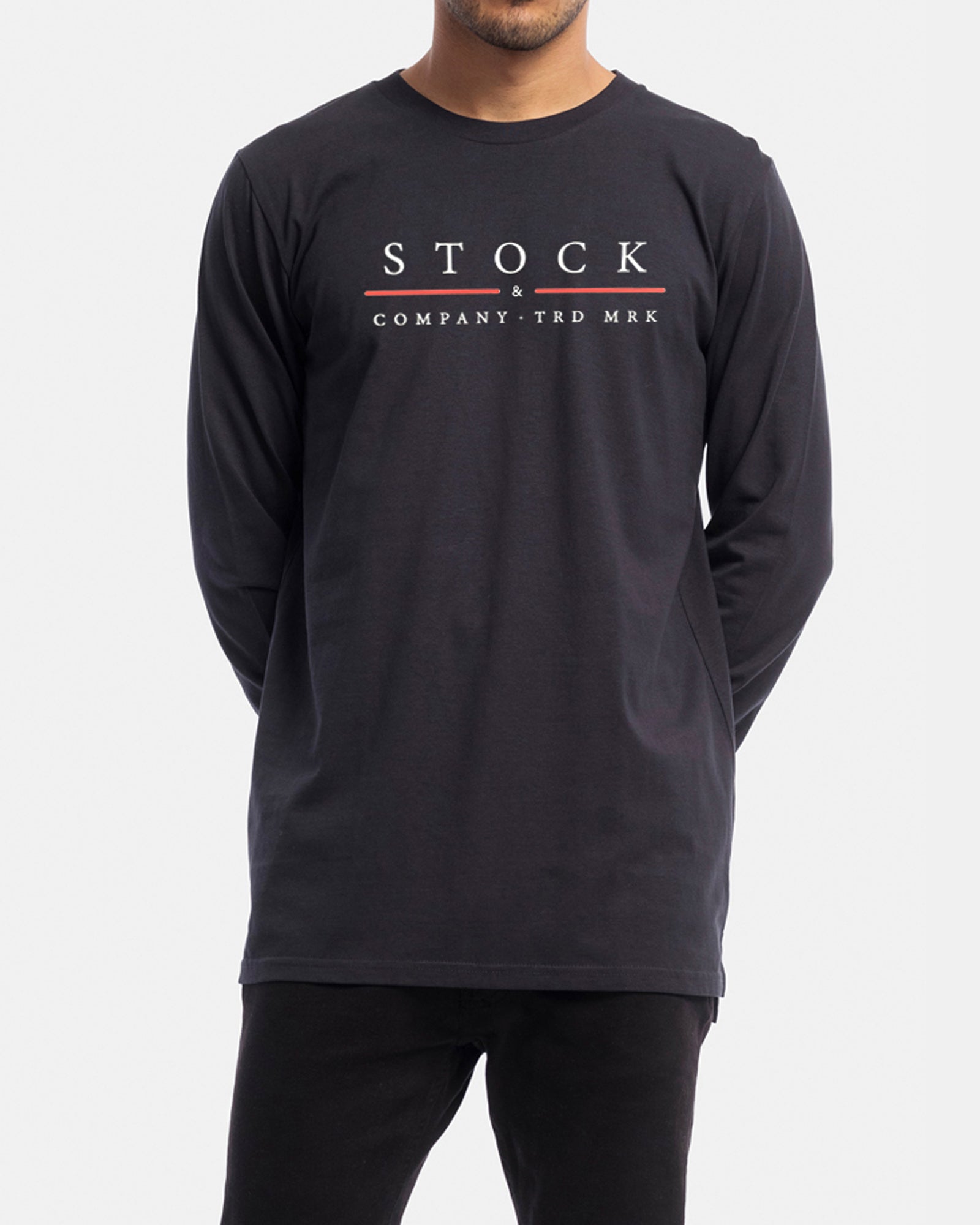 Red Line Long Sleeve Tee