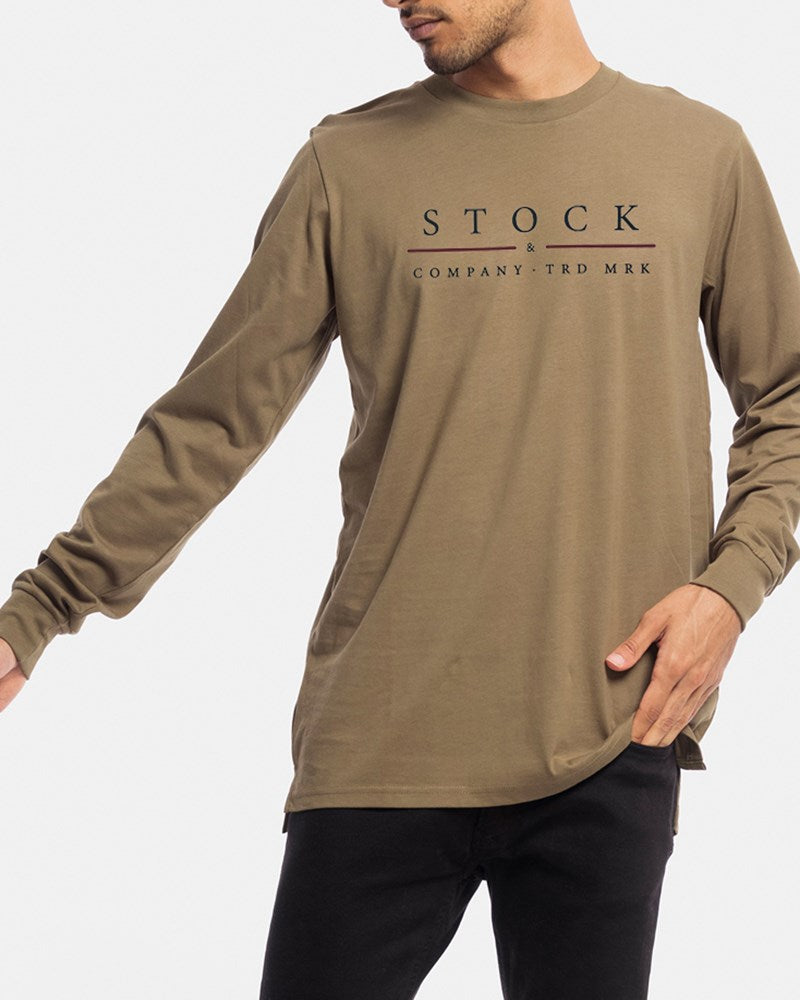 Red Line Long Sleeve Tee