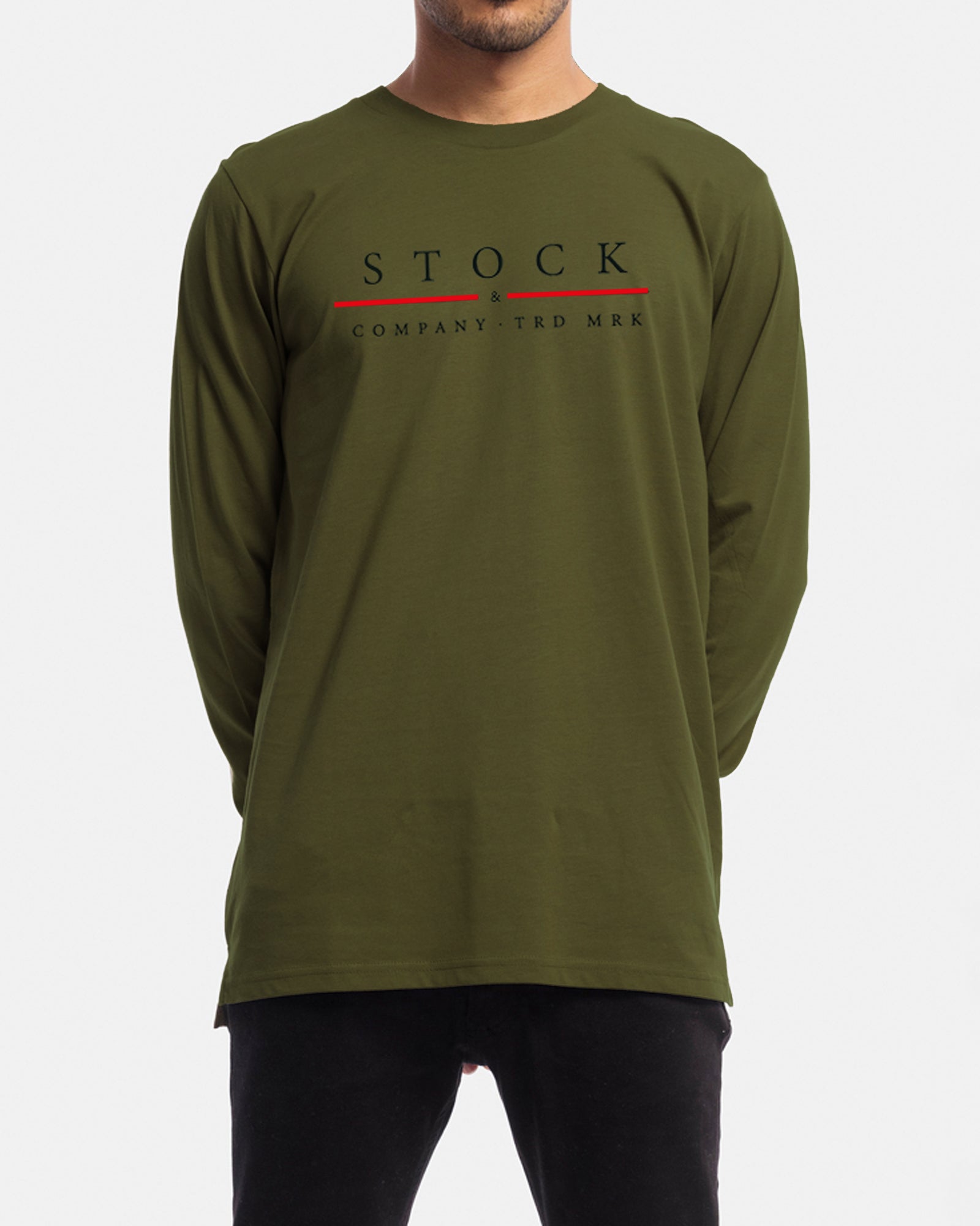 Red Line Long Sleeve Tee